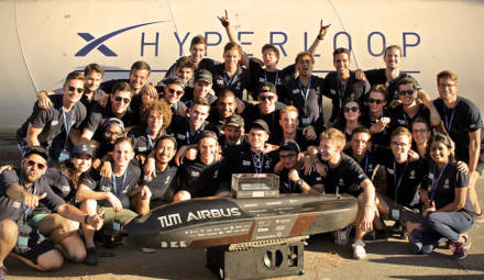 Le record de vitesse de l'Hyperloop établi par WARR Hyperloop
