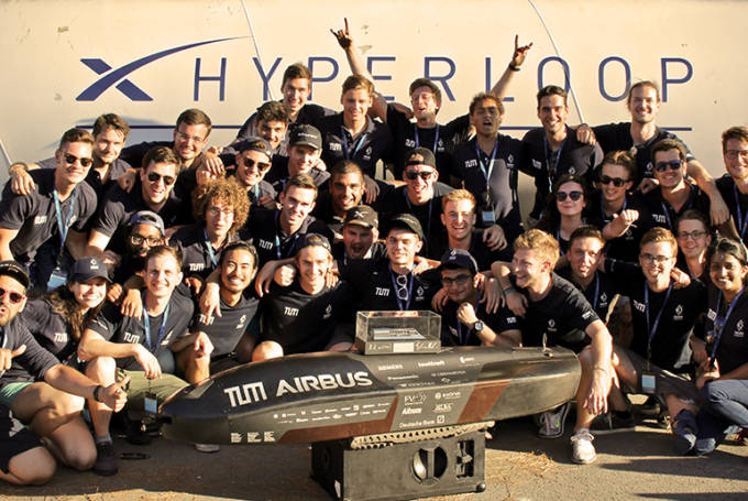 Le record de vitesse de l'Hyperloop établi par WARR Hyperloop