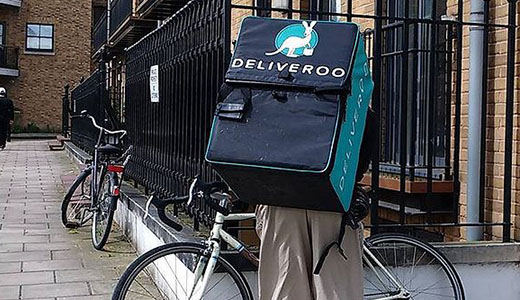 Deliveroo est une des start-up food les plus connue au monde