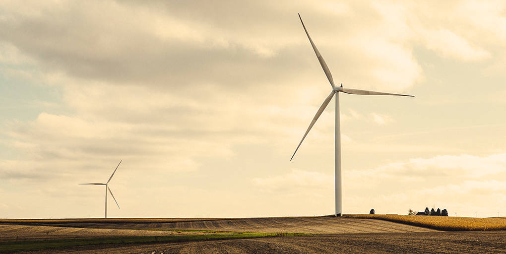 Les éoliennes font partie des sources d'énergies renouvelables