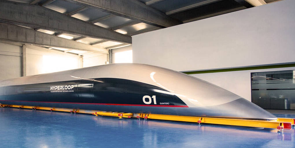 Construite en Vibranium, Quintero One est la capsule passager de Hyperloop TT