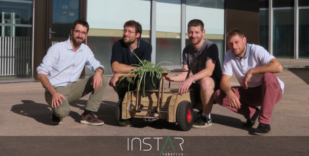 équipe de la start-up Instar Robotics