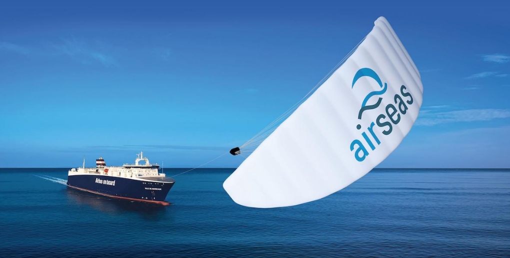 la voile airseas aide à réduire l'empreinte carbone du transport maritime