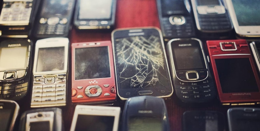smartphones cassés
