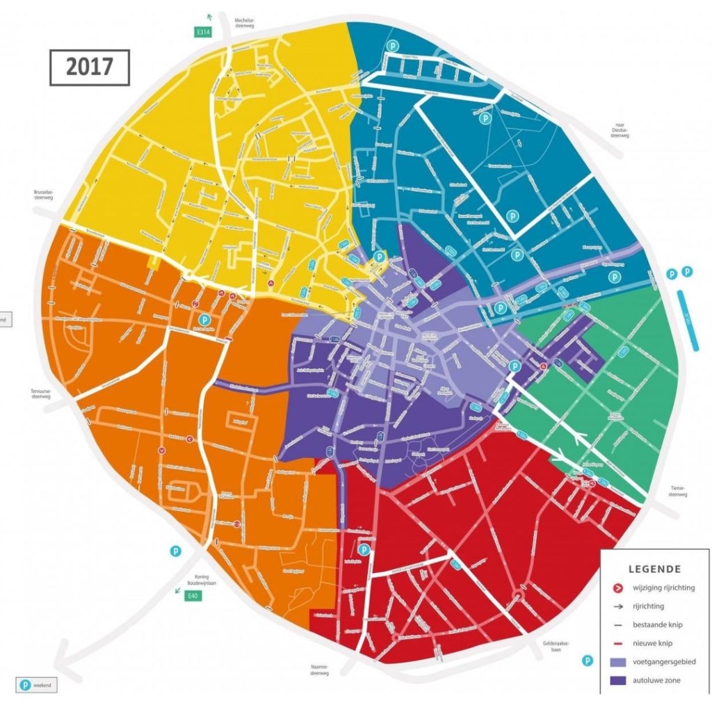 plan de circulation Louvain