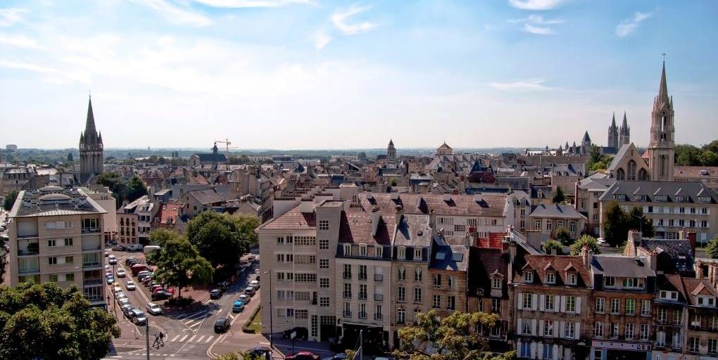 vue de la ville de Caen