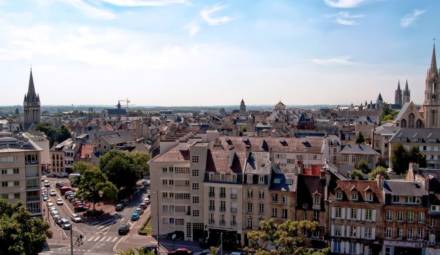 vue de la ville de Caen